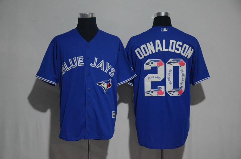 2017 MLB Toronto Blue Jays #20 Donaldson Blue Fashion Edition Jerseys->toronto blue jays->MLB Jersey